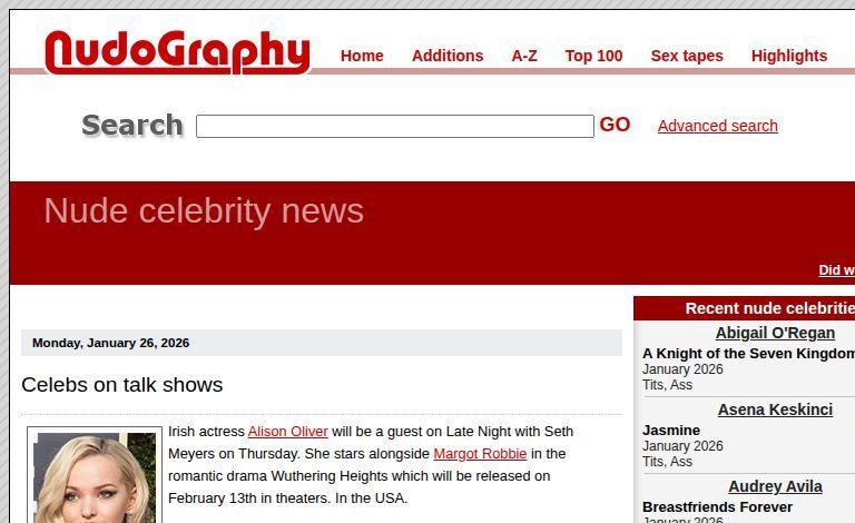 Exploring Nudography.com: The Business of Celebrity Nude Content